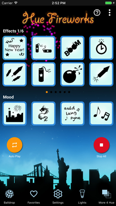 Screenshot #2 pour Hue Fireworks for Philips Hue