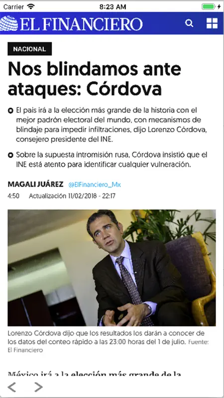El Financiero screenshot 2 of 4