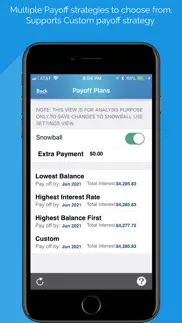 debt free - pay off your debt iphone screenshot 4