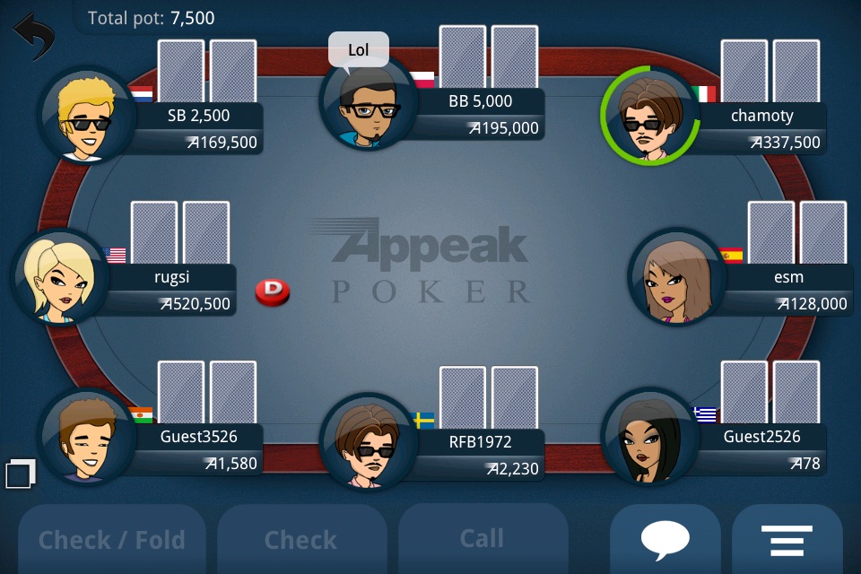 Appeak Poker - Texas Holdem screenshot 2