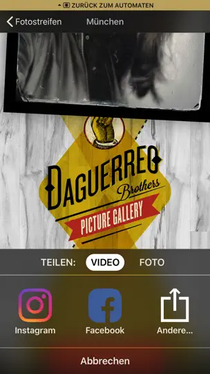 Screenshot von IncrediBooth Video-Fotoautomat auf dem iPhone 5