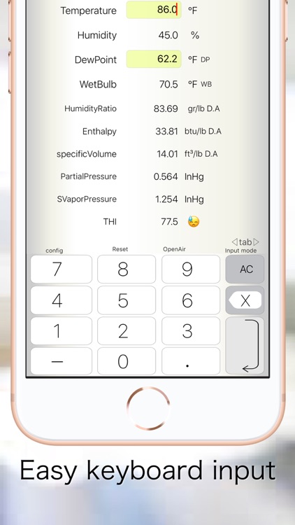 Psychrometer °F screenshot-4
