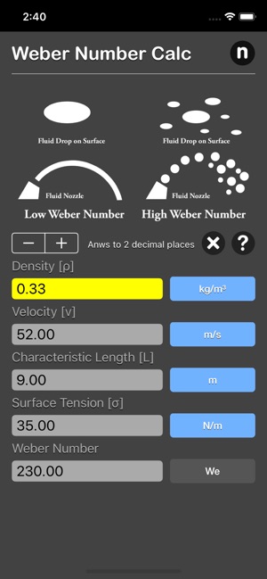 Weber Number Calculator(圖4)-速報App
