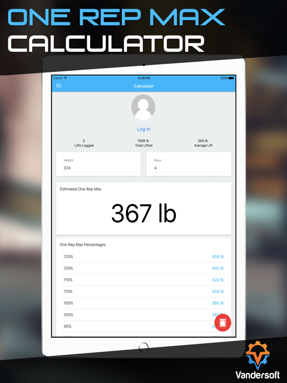 Télécharger One Rep Max Calculator - 1RM Lift Log pour iPhone / iPad sur  l'App Store (Forme et santé)