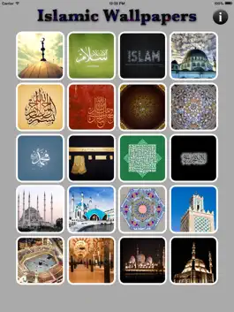 Game screenshot Islamic Wallpapers - for iPad apk