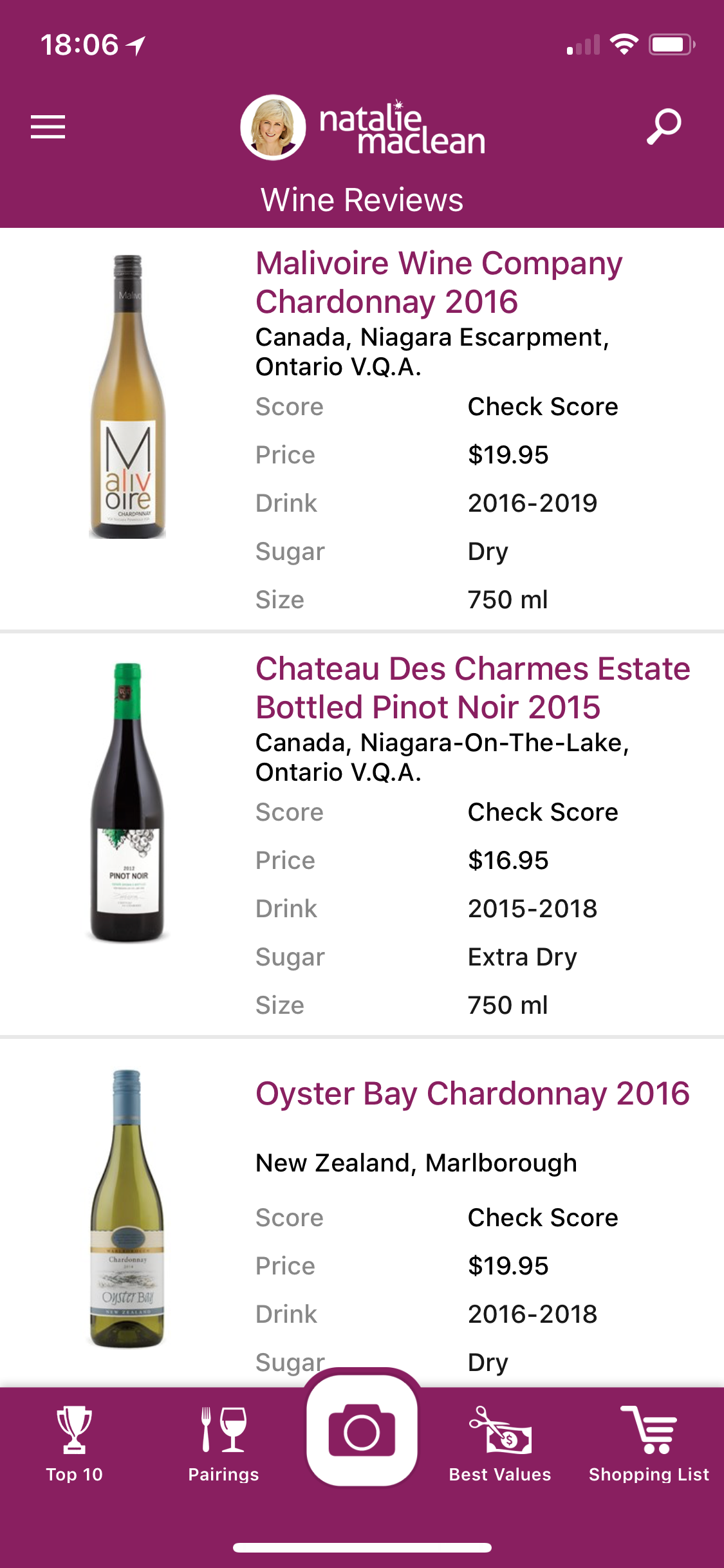 Wine Scanner & Expert Reviews