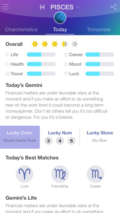 Private Horoscope screenshot 2