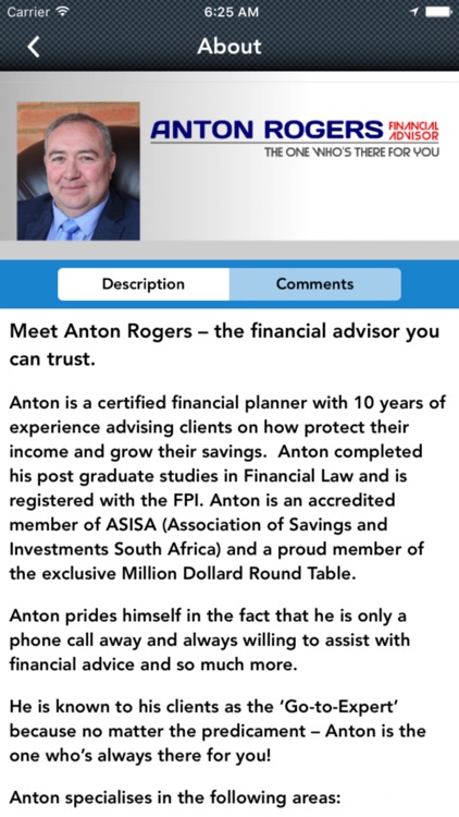 Anton Rogers Financial Advisor screenshot-4
