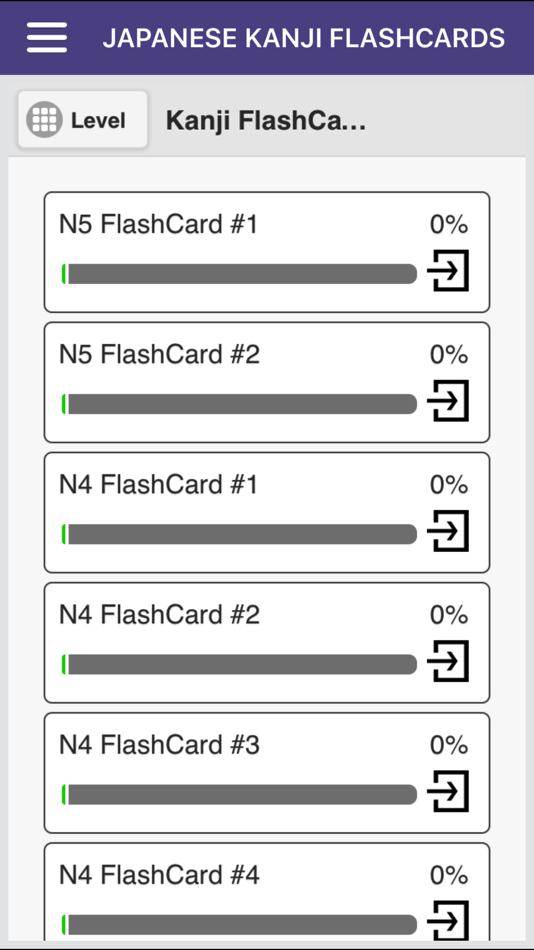 Japanese Kanji Flashcards - 1.0 - (iOS)