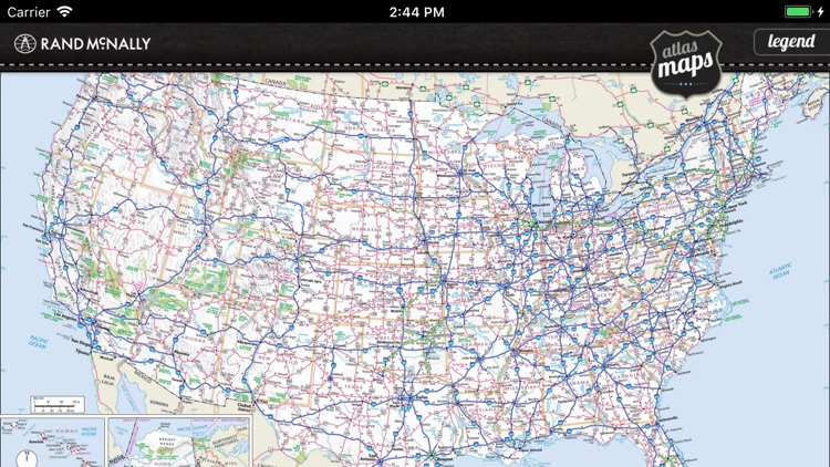 Rand McNally Road Map