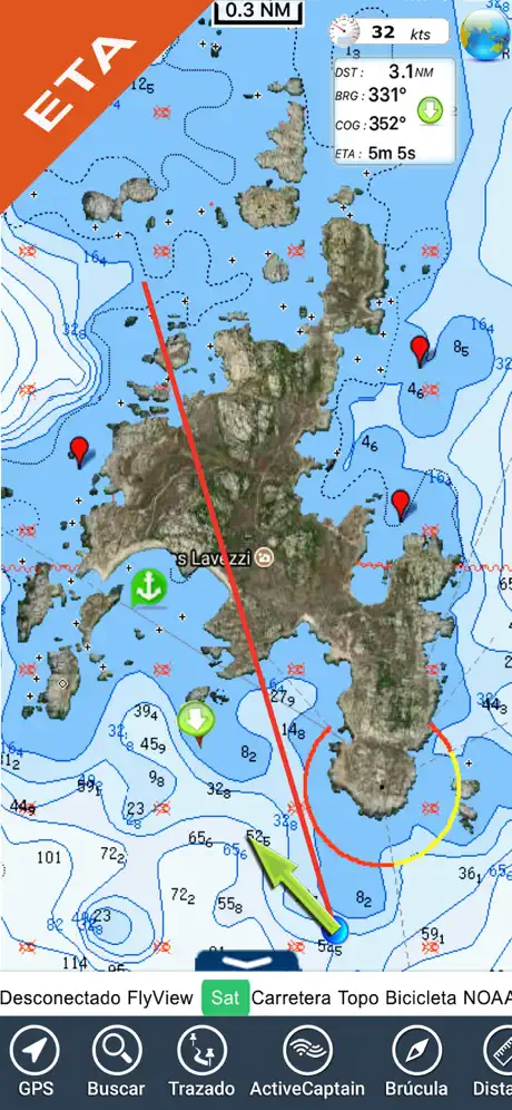 Grecia Cartas Náuticas GPS HD