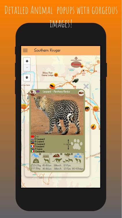 Kruger Map App