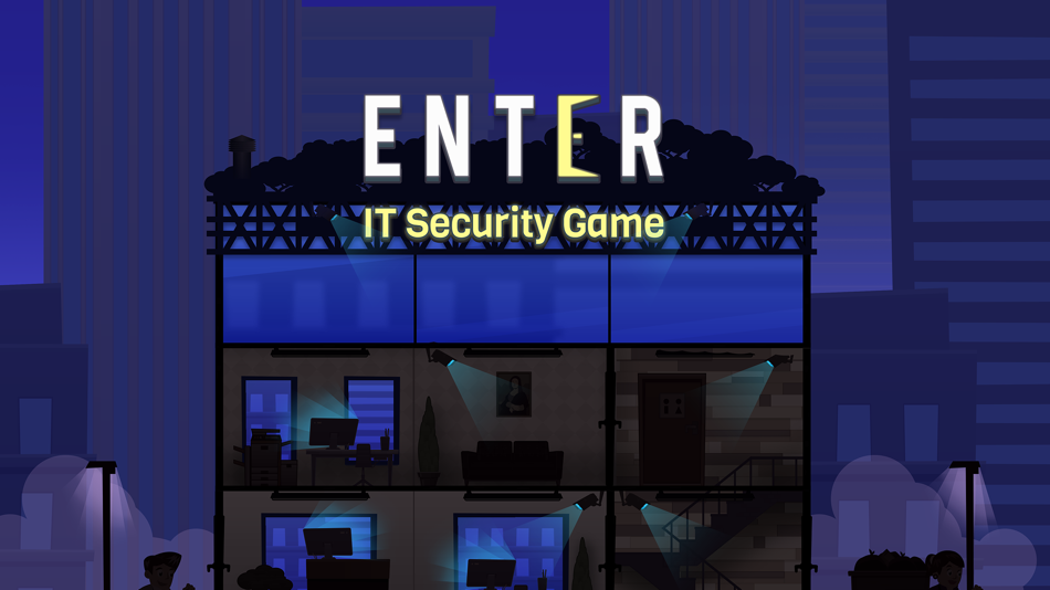#1. Enter - IT Security Game (iOS) Podle: Blindflug