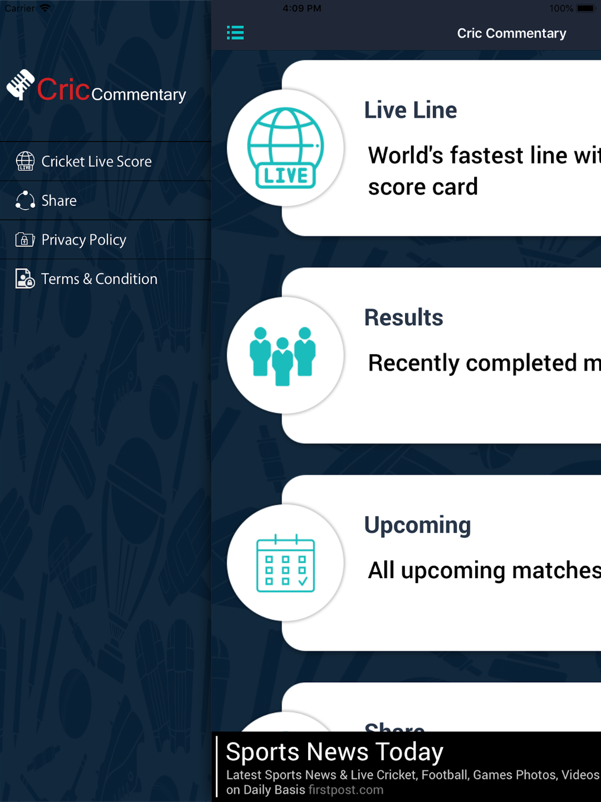 Cric Commentary screenshot 12