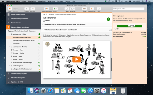 Wiso steuer mac 2019 app store
