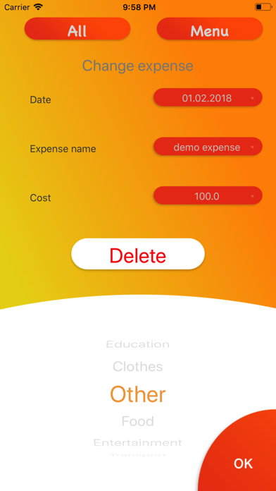 My Easy Expenses screenshot 3