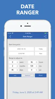 date & time calculator(9 in 1) iphone screenshot 2