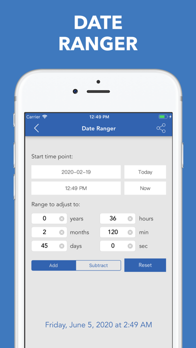 Screenshot #2 pour Date & Time Calculator(9 in 1)