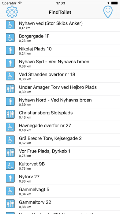 FindToilet Screenshot
