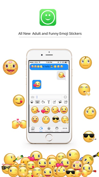 Stickers eMoji Maker Funny Gif screenshot-0