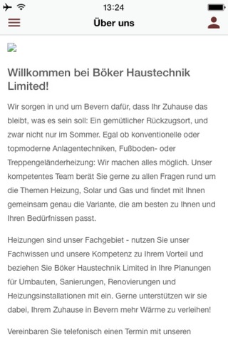Böker Haustechnik Limited screenshot 2