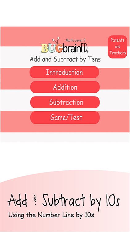 Add & Subtract by 10s
