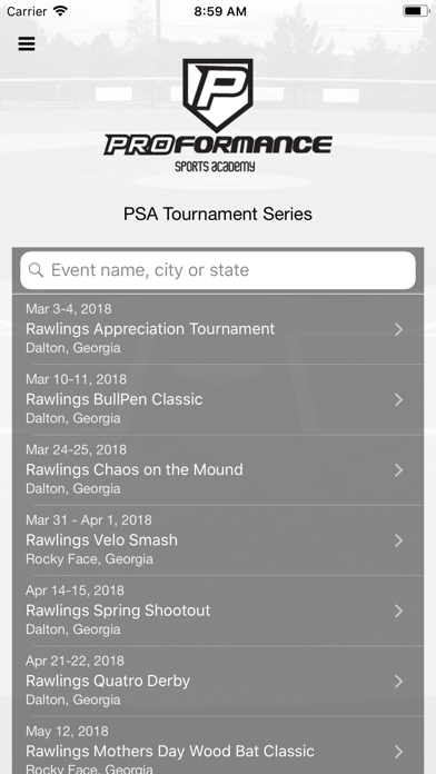 Screenshot #1 pour PSA Tournament Series