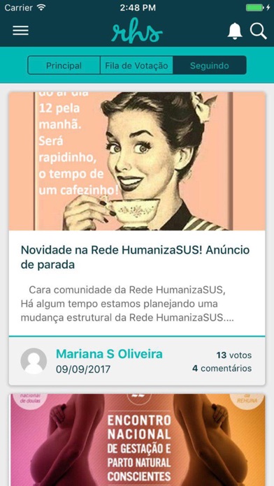 Rede Humaniza SUS Móvel screenshot 3