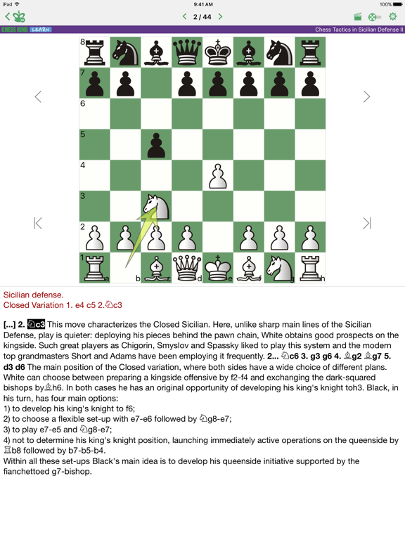 Screenshot #5 pour Chess Tactics. Sicilian Def. 2