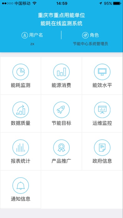 重庆市能耗在线监测系统 screenshot 2