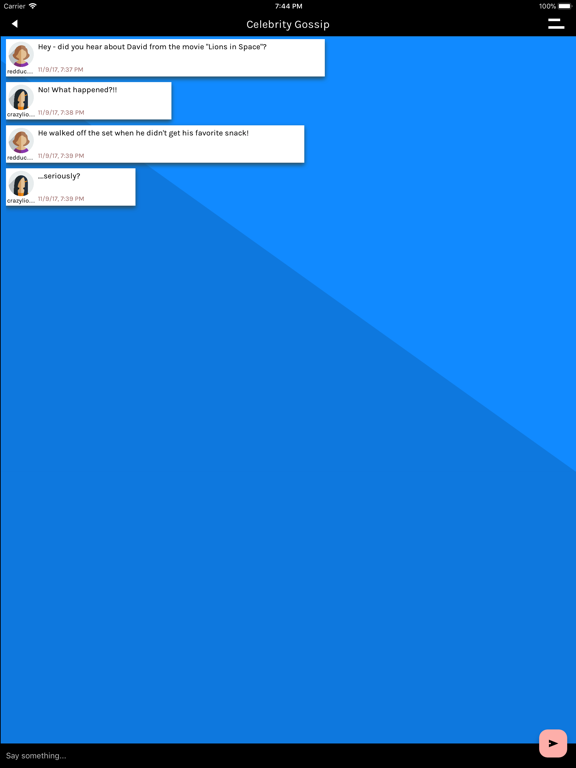Screenshot #5 pour FATChat - Fun, Anonymous Chat
