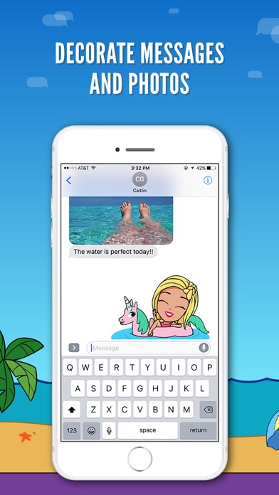 Barbie Stickers - Malibu Beach screenshot 3