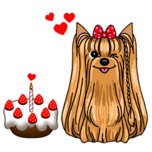 Yorkshire Terrier Dog Dogmoji icon