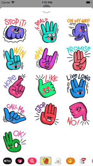 Hand Appreciations Sticker Emo(圖3)-速報App