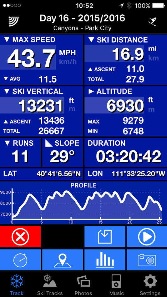 #4. Ski Tracks (iOS) 由: Core Coders Ltd