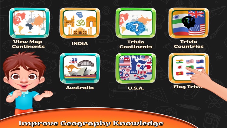 Geography Trivia Atlas Game