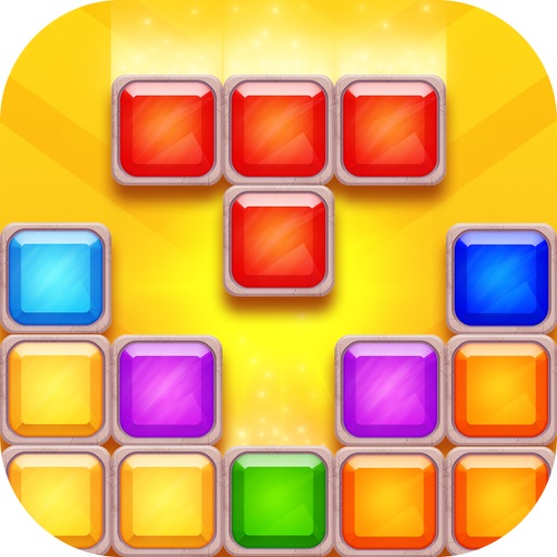 Colour Brick puzzle pop icon