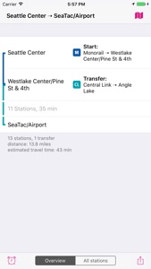 Seattle Rail Map Lite screenshot #4 for iPhone