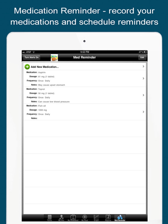 Screenshot #4 for Cholesterol Track-iCholesterol