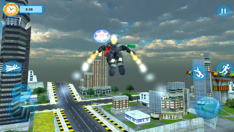 Flying Super Hero Adventure 3D screenshot-3