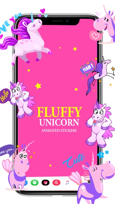 Fluffy Unicorn - Animated App Download - Android APK