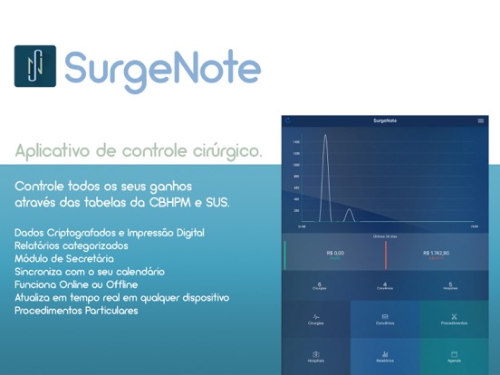 Screenshot #4 pour SurgeNote Médico Cirurgião