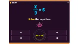 Game screenshot Solving Equations (integers) hack