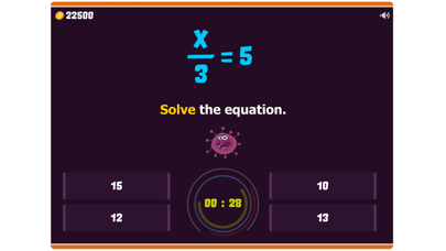 Screenshot #3 pour Solving Equations (integers)