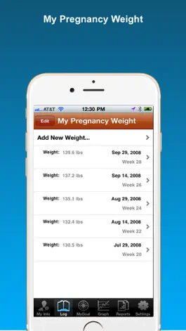 Game screenshot Pregnancy Weight Tracker Lite mod apk