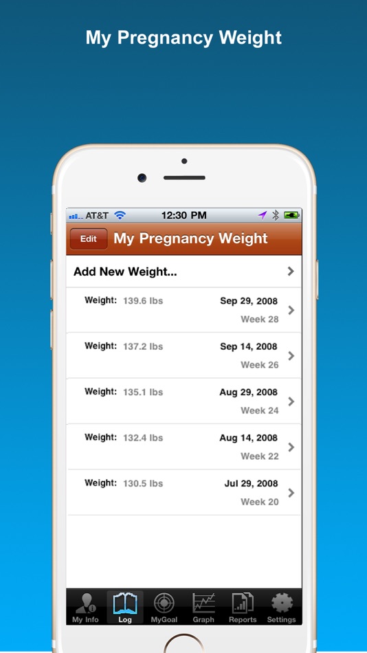Pregnancy Weight Tracker Lite - 2.6.1 - (iOS)