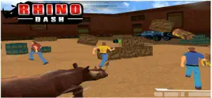 Rhino Dash Rampage Simulator screenshot #1 for iPhone