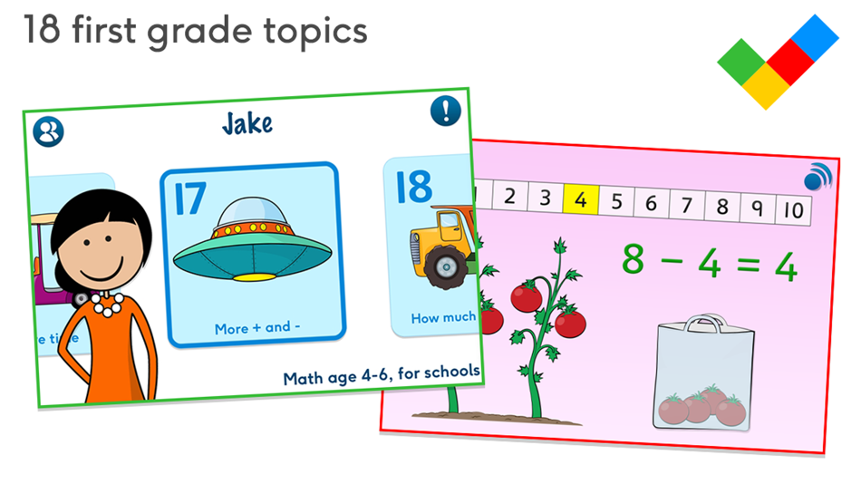 Math age 4-6, for schools - 1.5 - (iOS)