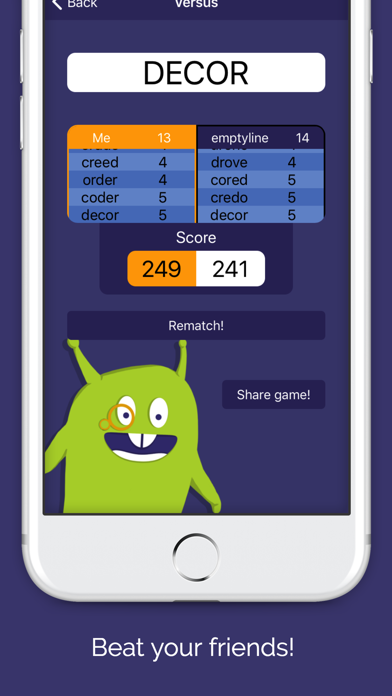 Mr Jotto - Classic Word Game screenshot 3