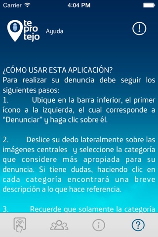 Te Protejo screenshot 3